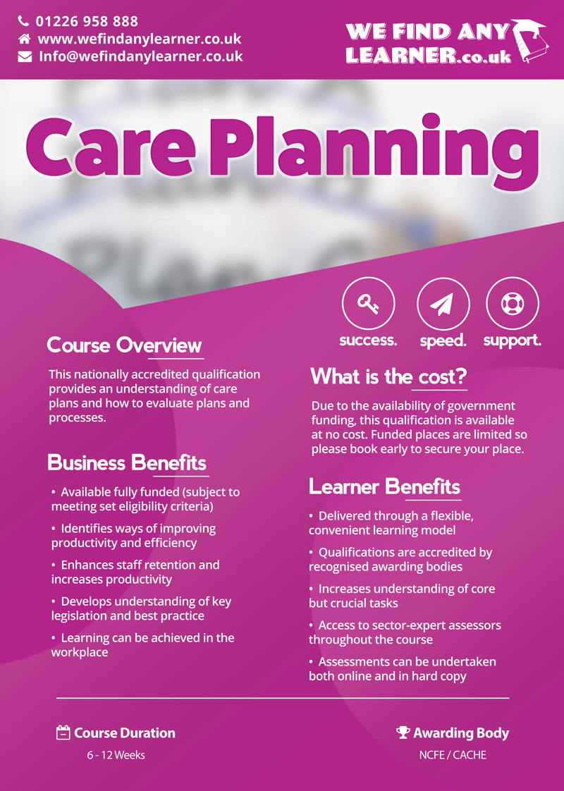 a good care plan