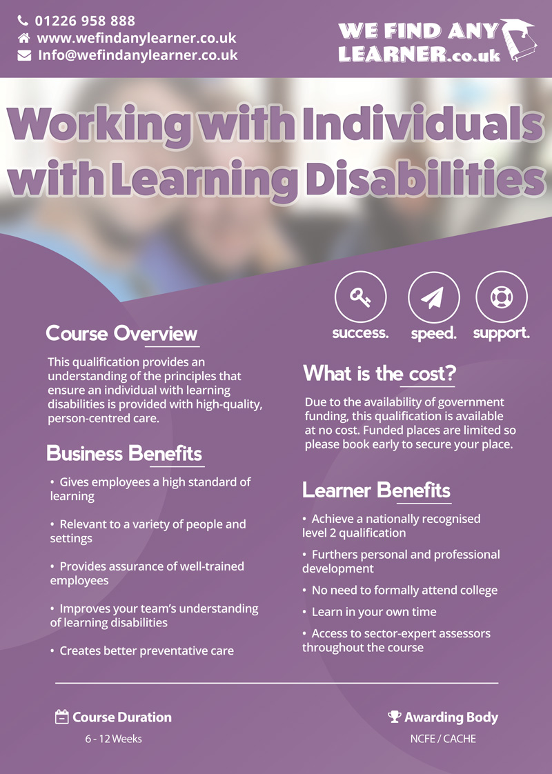 Learning Disability Worker Working With Individuals With Learning Disabilities – HXDM