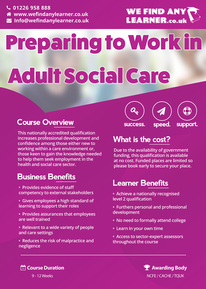 adult social care business plan