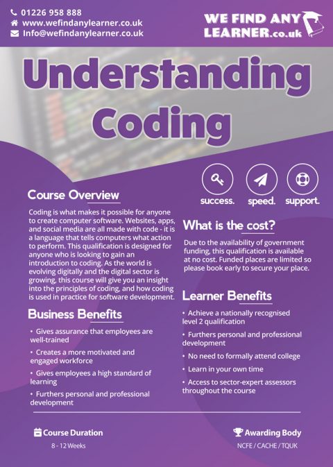 Understanding Coding Level 2 We Find Any Learner